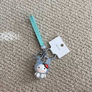 Miniso Key Chain Figurine Lanyard Key Fob Small Cartoon Cute Character NWT